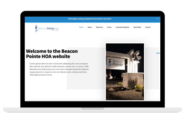 Beacon Pointe HOA website