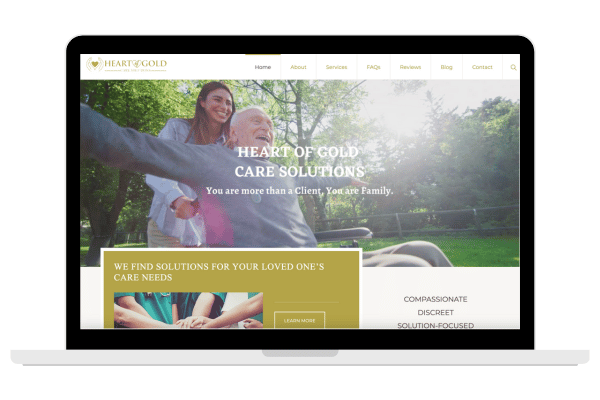 Heart of Gold Care website