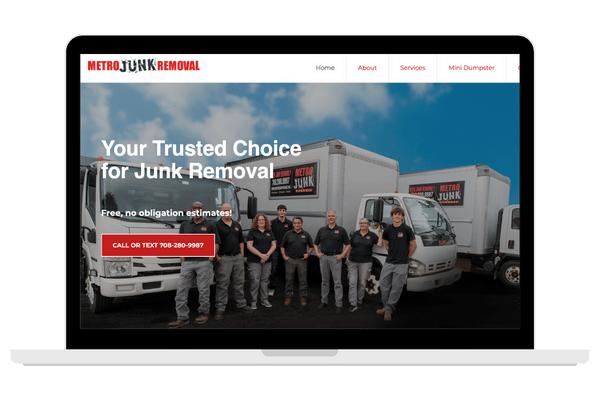 Metro Junk Removal Website